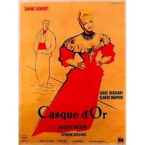  Casque dOr Vintage Simone Signoret Movie Poster