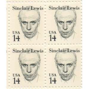 Sinclair Lewis Set of 4 x 14 Cent US Postage Stamps NEW Scot 1856
