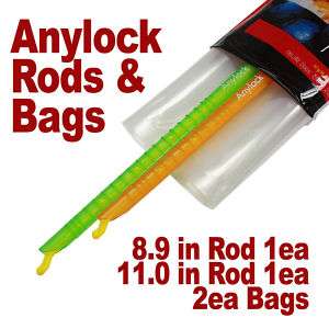 New Anylock Food Storage 2ea with 2 bags Keep Fresh  