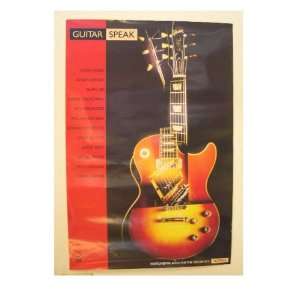  Gibson Guitar Speak Poster Steve Howe 