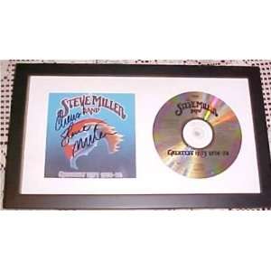 Steve Miller Signed Greatest Hits CD FRAMED COA proof