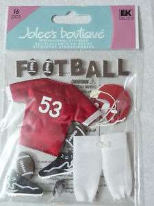 Sports162 JOLEE 3D Stickers FOOTBALL UNIFORM  