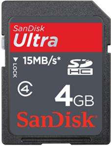 4GB SanDisk Ultra II SDHC Memory Card SD HC 4G Camera  