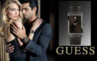  guess black ion plated stainless steel bracelet men s watch g10610g