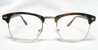   Clear Lenses Tortoise Women Men Unisex Wayfarer Eye Glasses Eyeglasses