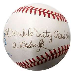  Ted Double Duty Radcliffe Autographed / Signed Baseball 