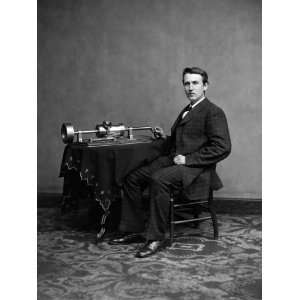 Thomas Edison, 1870s Premium Poster Print, 18x24