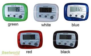 Multi Function LCD Pedometer Walking Step Calorie Distance Counter 