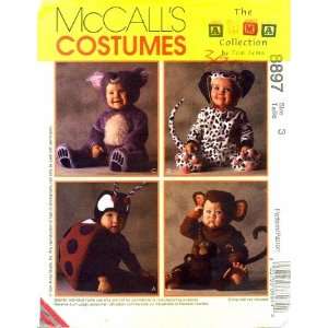  McCalls 8897 Sewing Pattern Tom Arma Lady Bug Monkey 