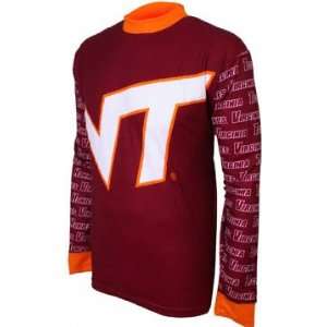  Virginia Tech Hokies Kids Long Sleeve BMX Jersey Sports 