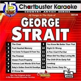 CHARTBUSTER KARAOKE cdg90149   George Strait Vol. 1  