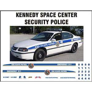  BILL BOZO KENNEDY SPACE CENTER SECURITY POLICE DECALS 