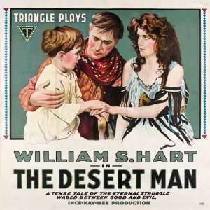  The Desert Man Poster 30x30 William S. Hart Margery Wilson 