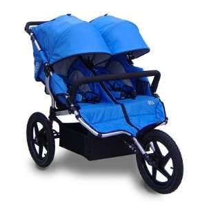  Tike Tech All Terrain X3 Sport PACIFIC BLUE Double Stroller Baby
