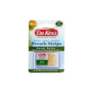  Dr. Kens Breath Strips, Sweet Anise (24 ct) Health 