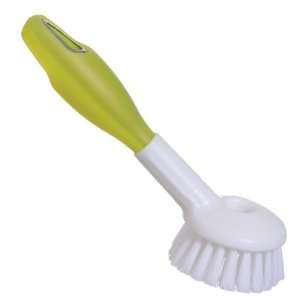 Casabella 15538 Silicone/Stainless All purpose Dish Brush, White 