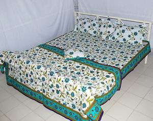 Handmade Cotton Double Quilt Vintage Bedding Set Duvet  
