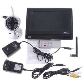 IR Security Camera + 2.4GHz Wireless 7 TFT LCD Monitor  