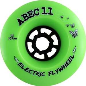  Abec11 Electric Flywheels 107mm 80a Green Skate Wheels 