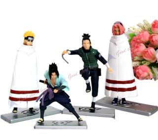 NARUTO SHIPPUDEN Sasuke Sakura Nagato Hidan 4 Figure Set Toy #H NEW 