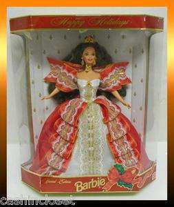 1997 HAPPY HOLIDAYS Brunette Barbie Doll Special Edition *NEW in BOX 