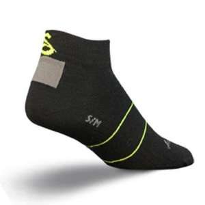   Wool 1in Elite Tech Onyx Cycling/Running Socks