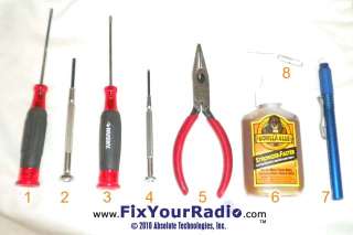 Figure 2   Ford Radio with 6 Disc CD Error REPAIR TOOLS & SUPPLIES