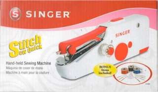 New Singer Stitch Sew Quick Hand Held Sewing Machine 01663  