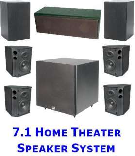 HOME THEATER SURROUND SOUND SPEAKERS 7.1 SYSTEM  