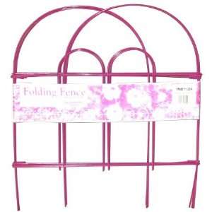  18 x 10 Fuchsia Folding Wire Fence, 123 pack Sold in 