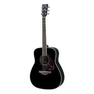  Yamaha FG720S Acoustic Guitar, Black Musical Instruments