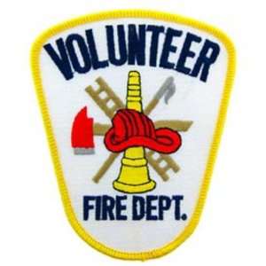  Volunteer Fire Dept. Shield Patch 3 3/4 Patio, Lawn 