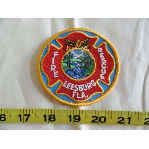  Leesburg Florida Fire Rescue Patch 