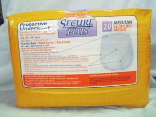 Bladder Control Protection, Protective Underwear, 20Pk Med. 34 48 
