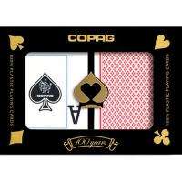 COPAG DUAL INDEX PLASTIC PLAYING CARDS TEXAS HOLDEM  