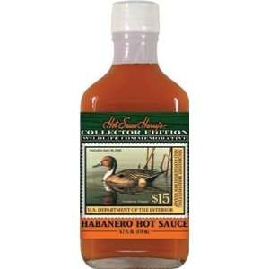   Duck Stamp HABANERO Hot Sauce in a Flask   Flask  Grocery