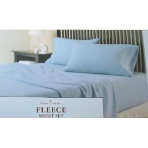  Home Classics 4 Piece Fleece Sheet Set   Queen, Blue