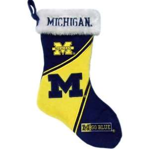  Michigan Wolverines Colorblock Stocking