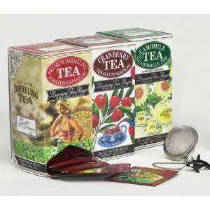 Counter Box of 30 Foil Wrapped Cranberry Flavored Black Tea Bags 