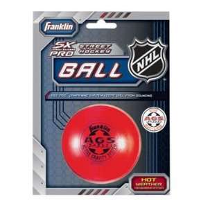 Franklin NHL Street Hockey AGS Pro Super High Density Ball (Red 
