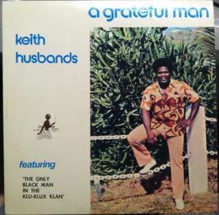 KEITH HUSBANDS grateful man LP Private Jazz Funk Island  