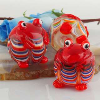 EXQUISITE FROG GLASS GLAZE JEWELRY TABLE SET DECORATION  