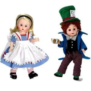   and Mad Hatter Storyland Collection 8 Doll Set Toys & Games