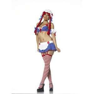  Rag Doll Sexy 5pc X small Costume 