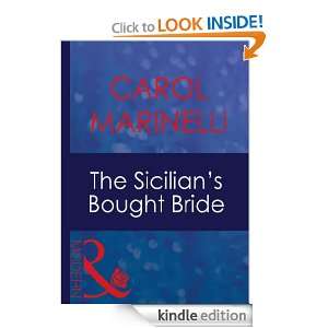 The Sicilians Bought Bride CAROL MARINELLI  Kindle Store