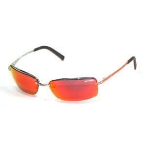  Arnette Sunglasses Mercury Silver with Orange Element 