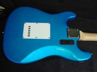 Kona Strat Guitar Blue Stratocaster w/ built in tuner  