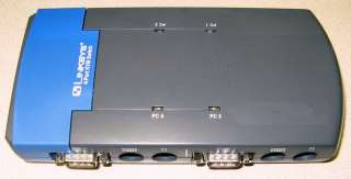 LINKSYS 4 PORT KVM SWITCH BOX w/o Cables (PS2KVM4)  