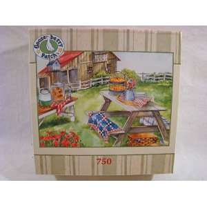  Gooseberry Patch 750 Piece Puzzle   Picnic Toys & Games