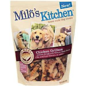 Milos Kitchen Dog Treats, Chicken Grillers, 20 Ounce Package  